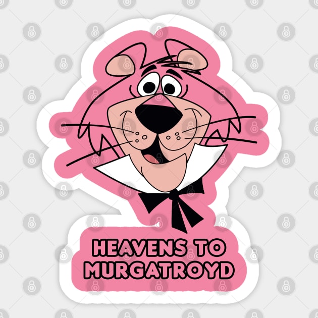 Heavens to Murgatroyd Sticker by HellraiserDesigns